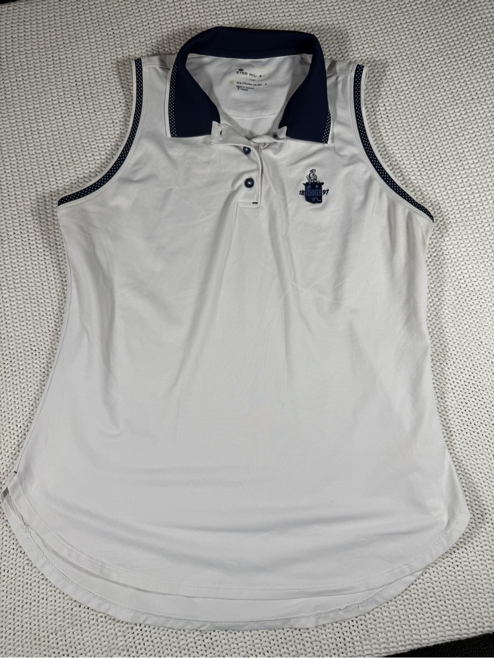Peter Millar Women’s Sleeveless Performance Polo – Size M
